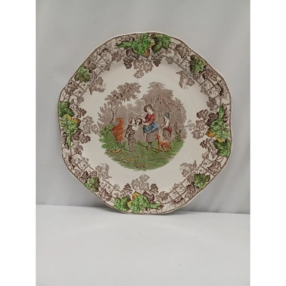 Copeland Spode England Byron Series No 2 Divided Plate Dish 10